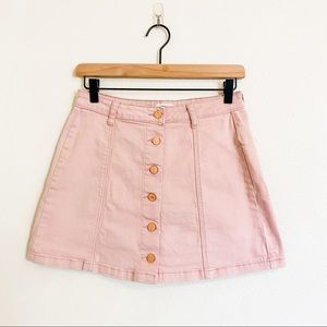 Forever 21 | rose denim skirt